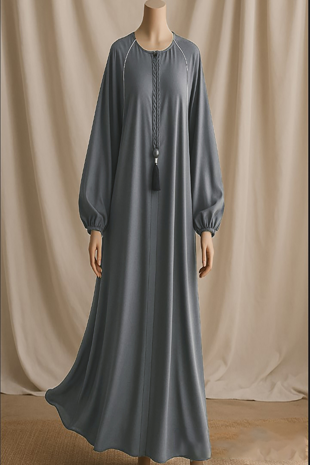 Grey Abaya 2